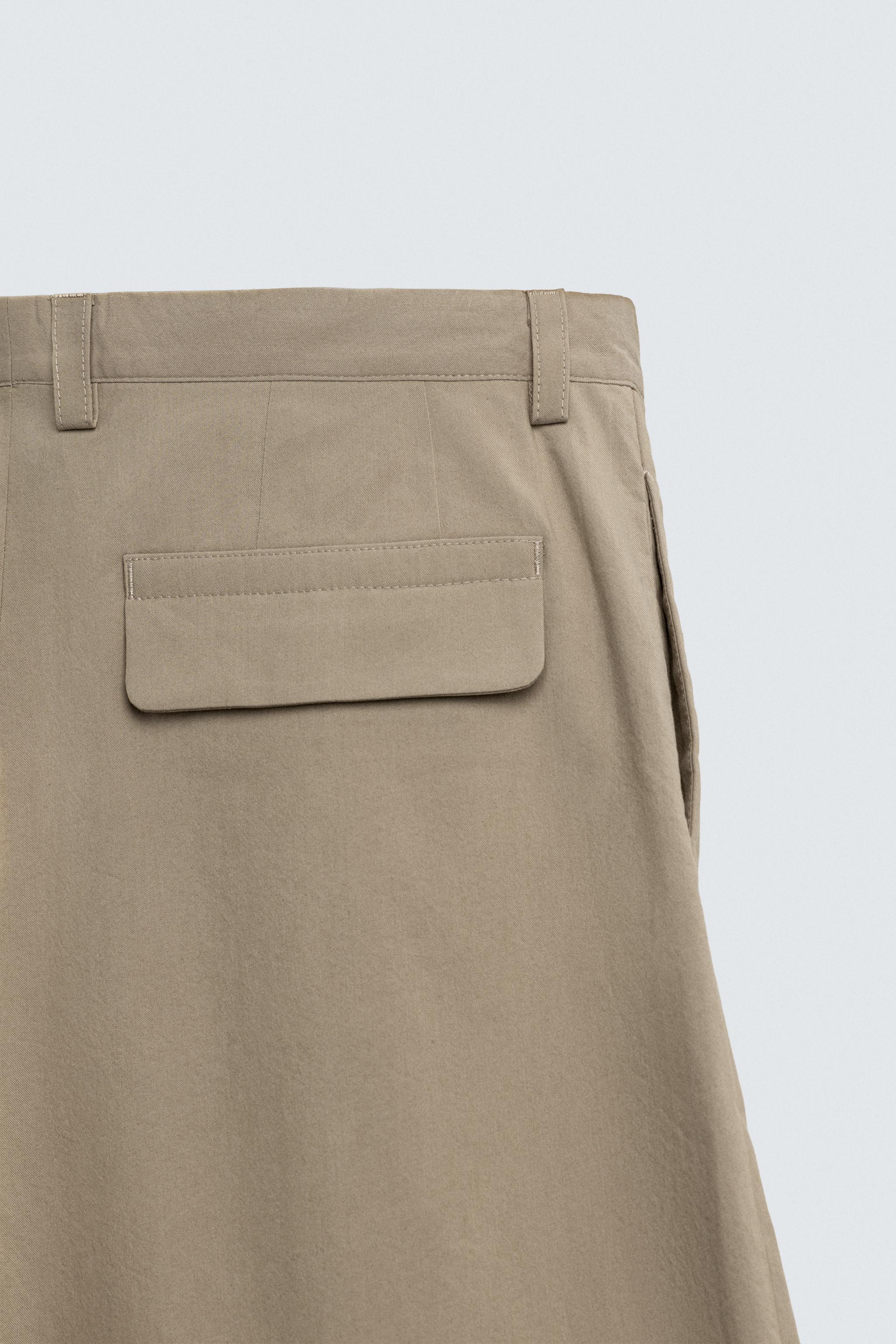 BALLOON FIT PLEATED PANTS