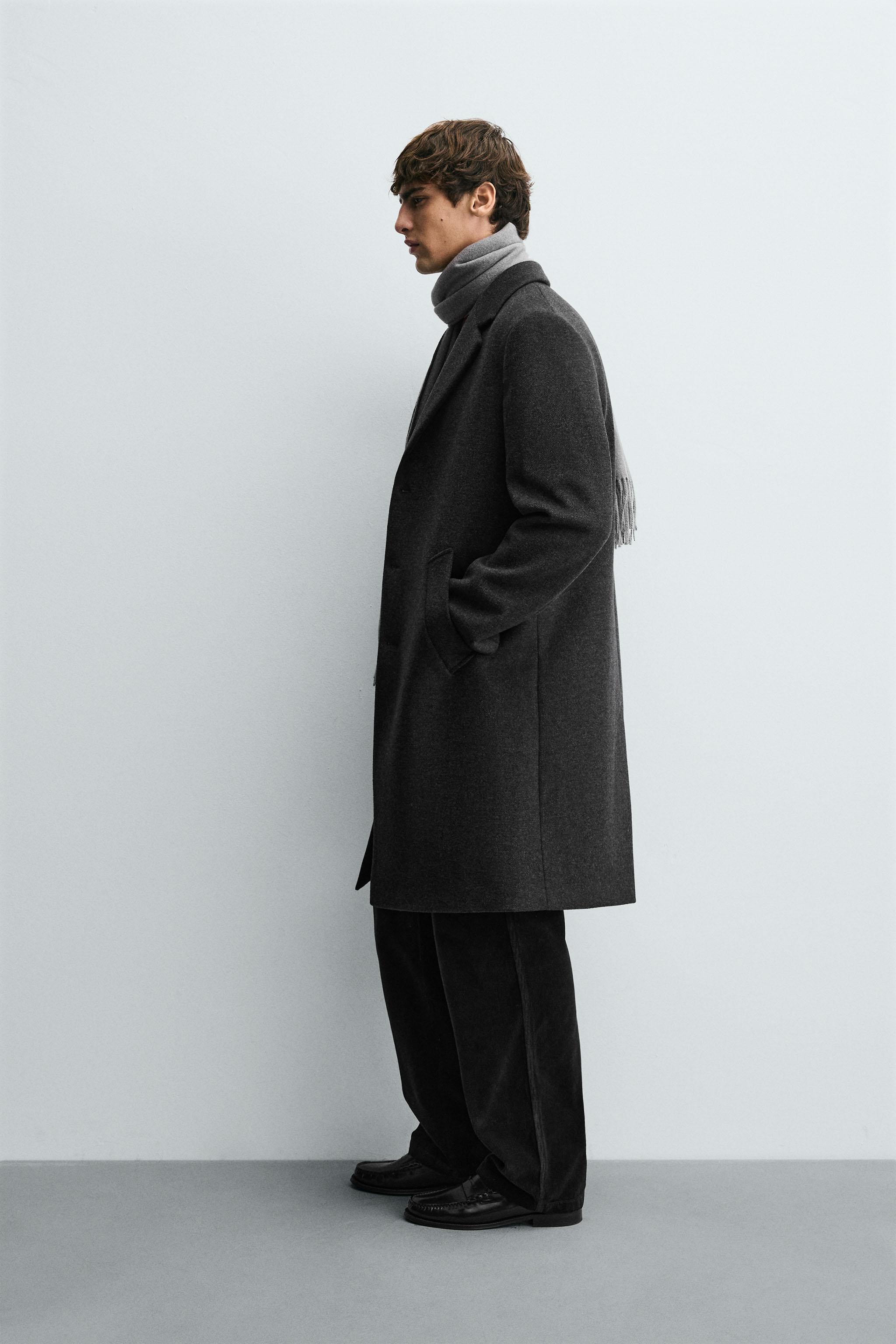 REGULAR FIT WOOL COAT