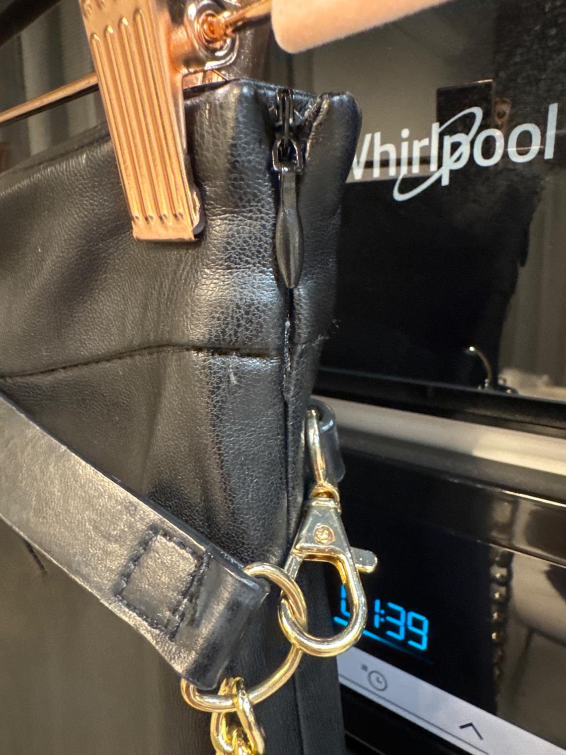 FAUX LEATHER LEGGINGS WITH BELT - Image 3