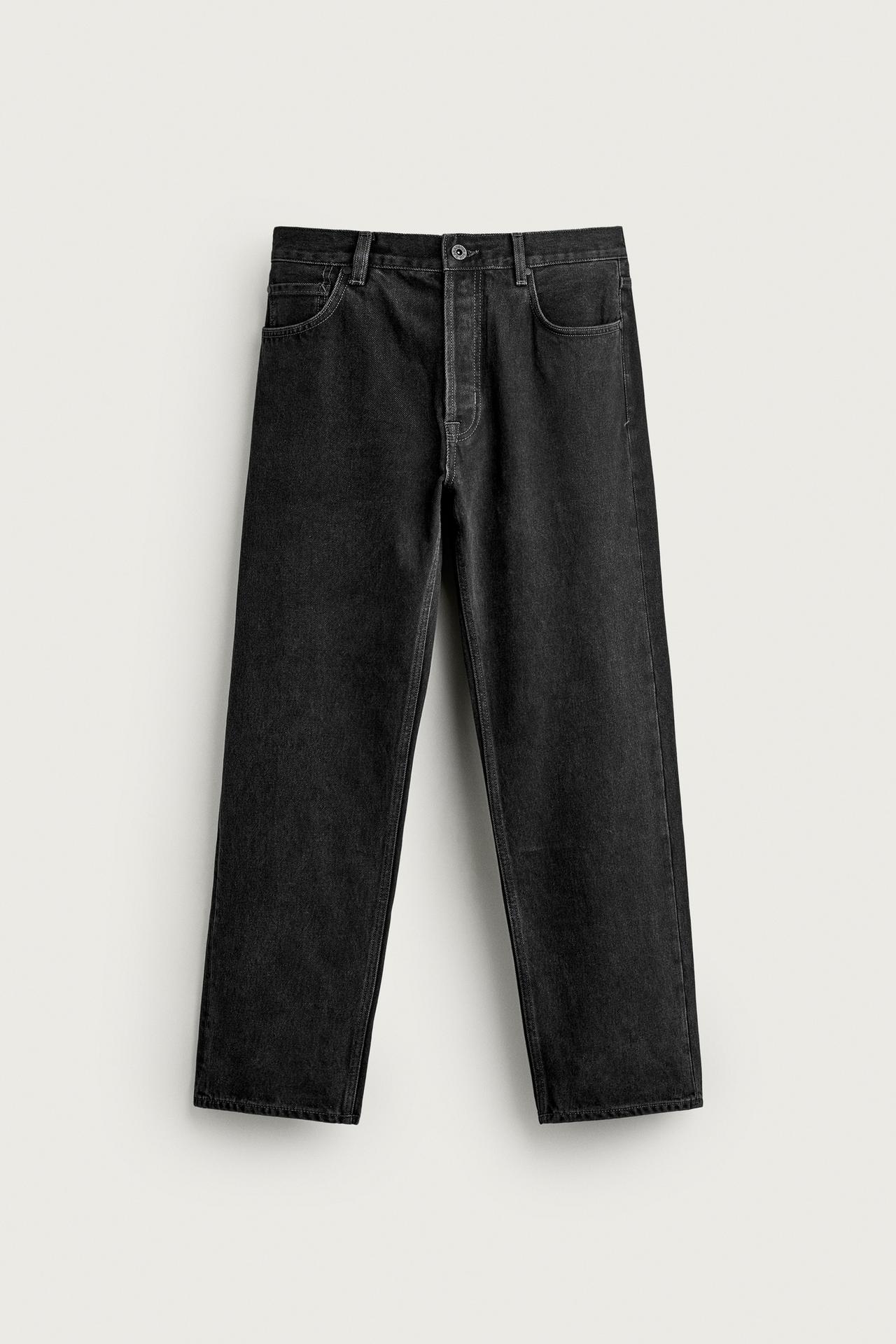 LOOSE-FIT JEANS — Black