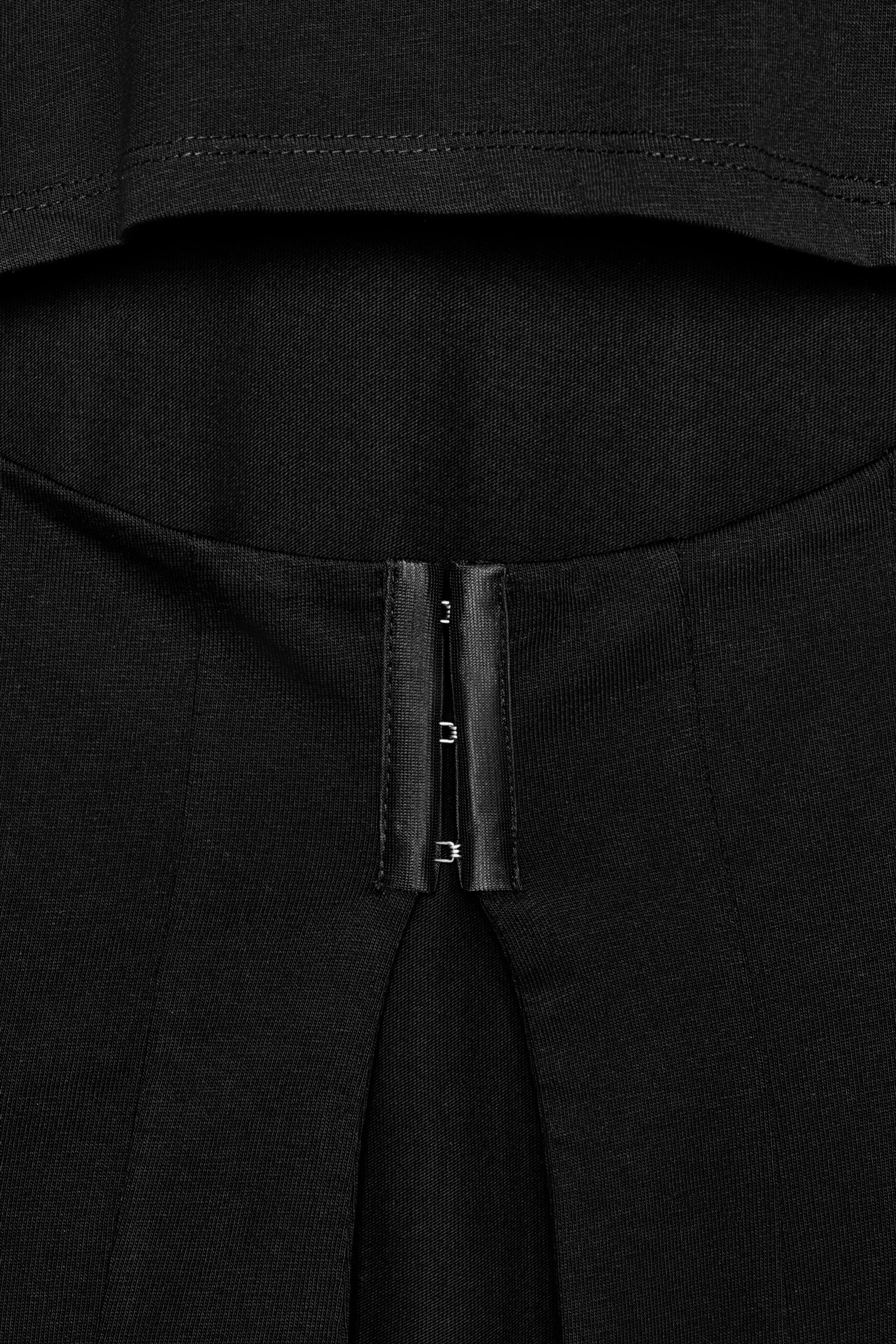 Женские футболки Zara BACK CORSET T-SHIRT — фото 6