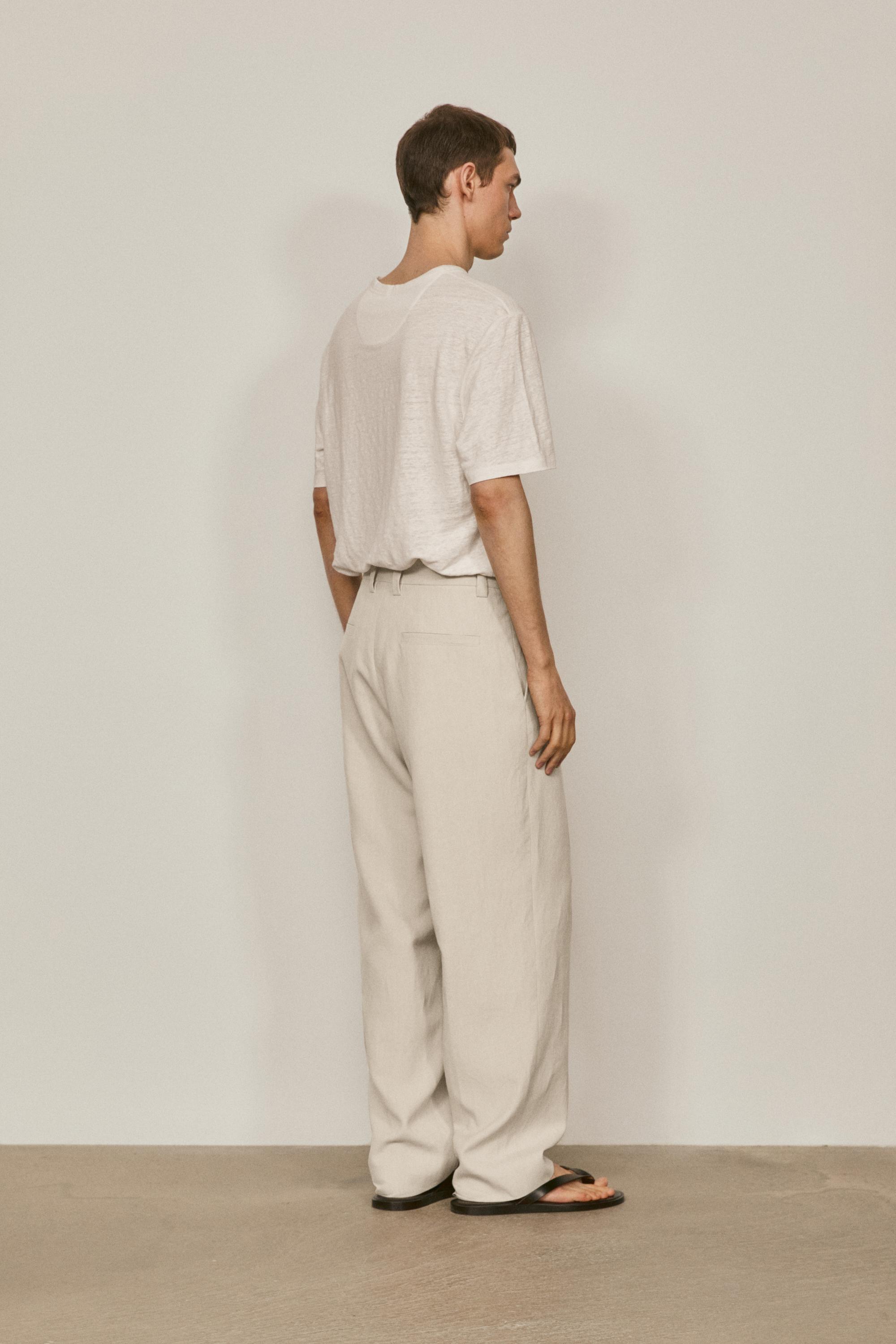 100% linen suit trousers - LIMITED EDITION
