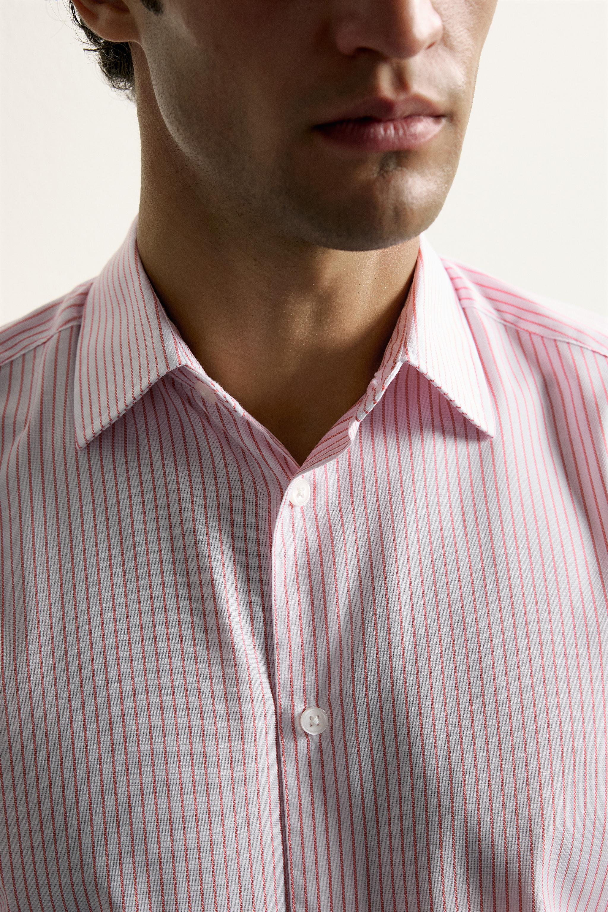 CHEMISE COUPE REGULAR STRUCTURÉE