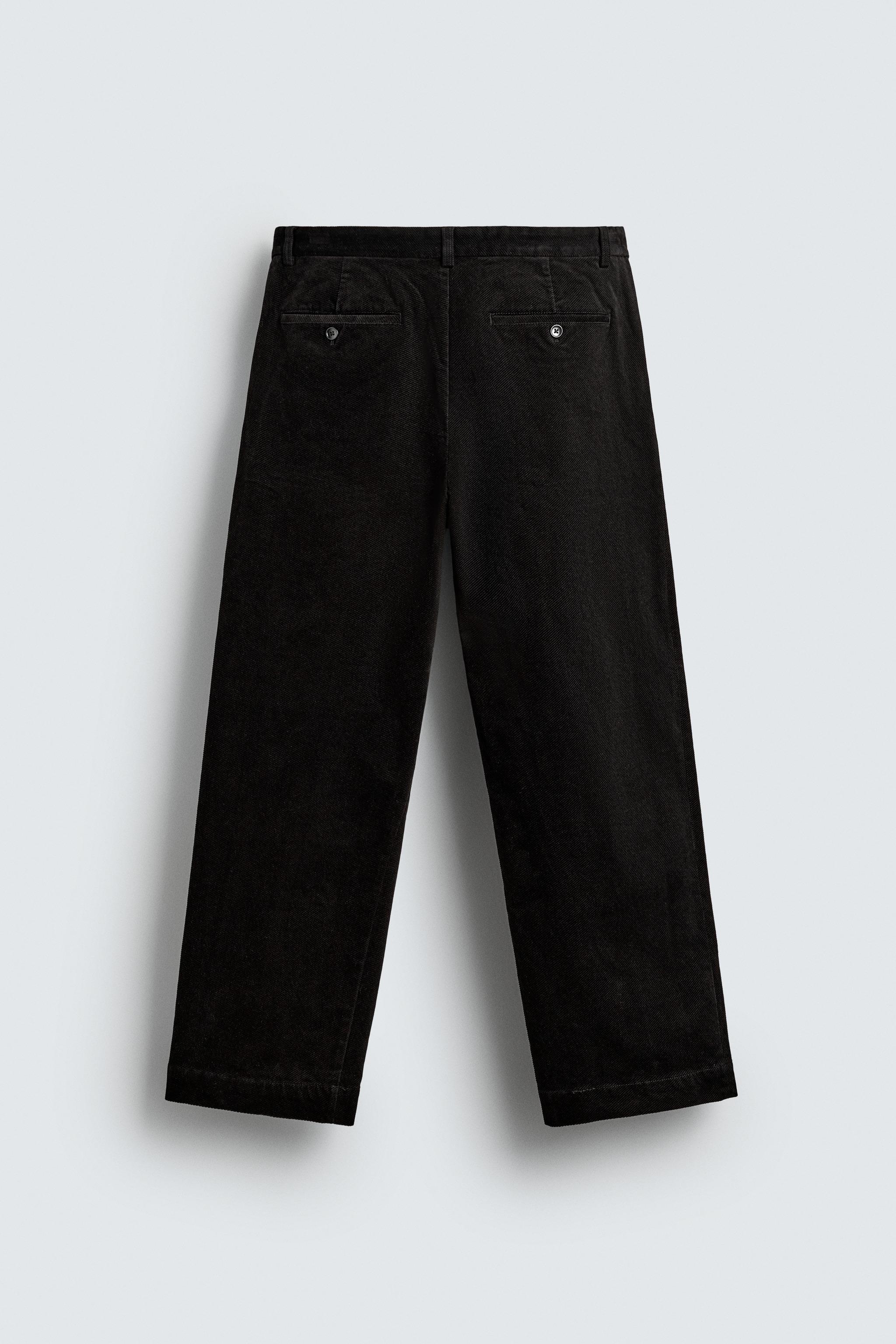 PANTALON COUPE CAROTTE STRUCTURÉ