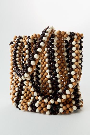 BEADED SHOULDER BAG - Multicoloured by Zara