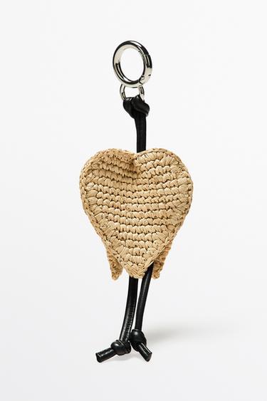Charm tulipán rafia - Beige claro de Zara - Imagen 0