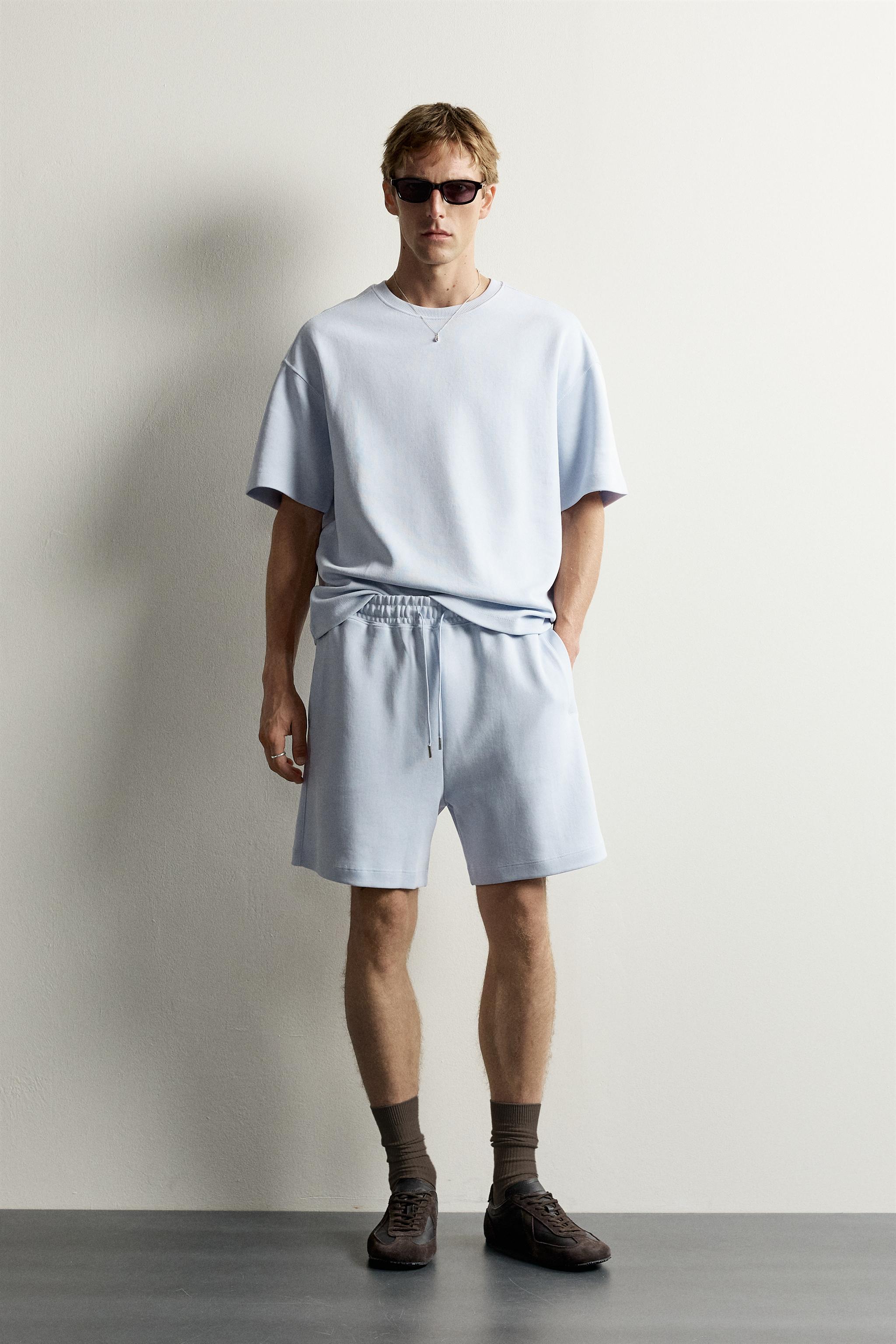 Zara INTERLOK RELAXED FIT SWEATSHIRT