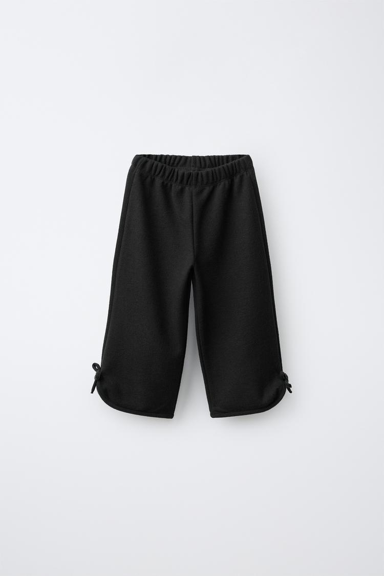 Pantalon culotte soft touch lazos