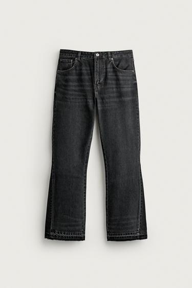 FLARE FIT JEANS - Charcoal by Zara
