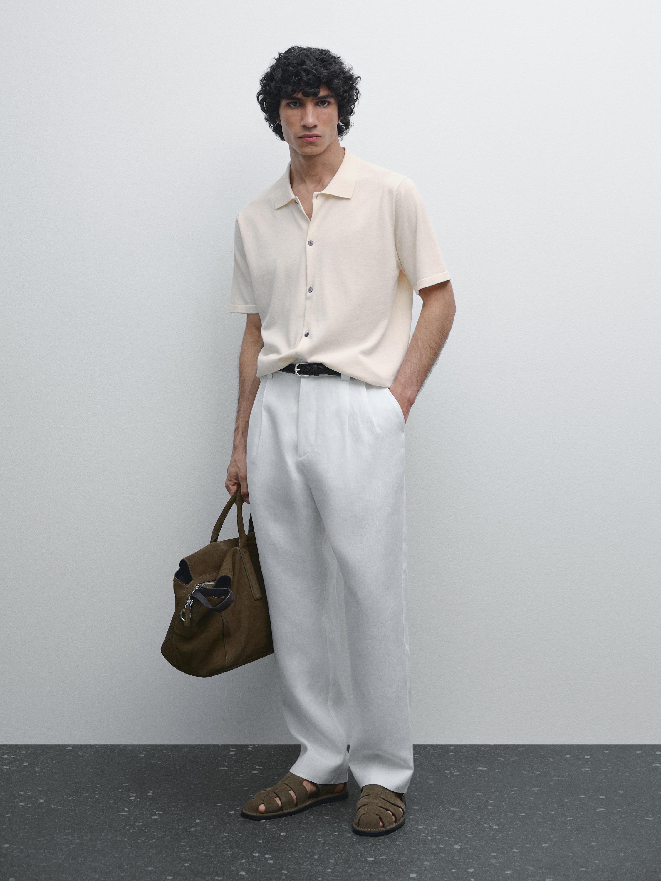 Cardigan à col polo