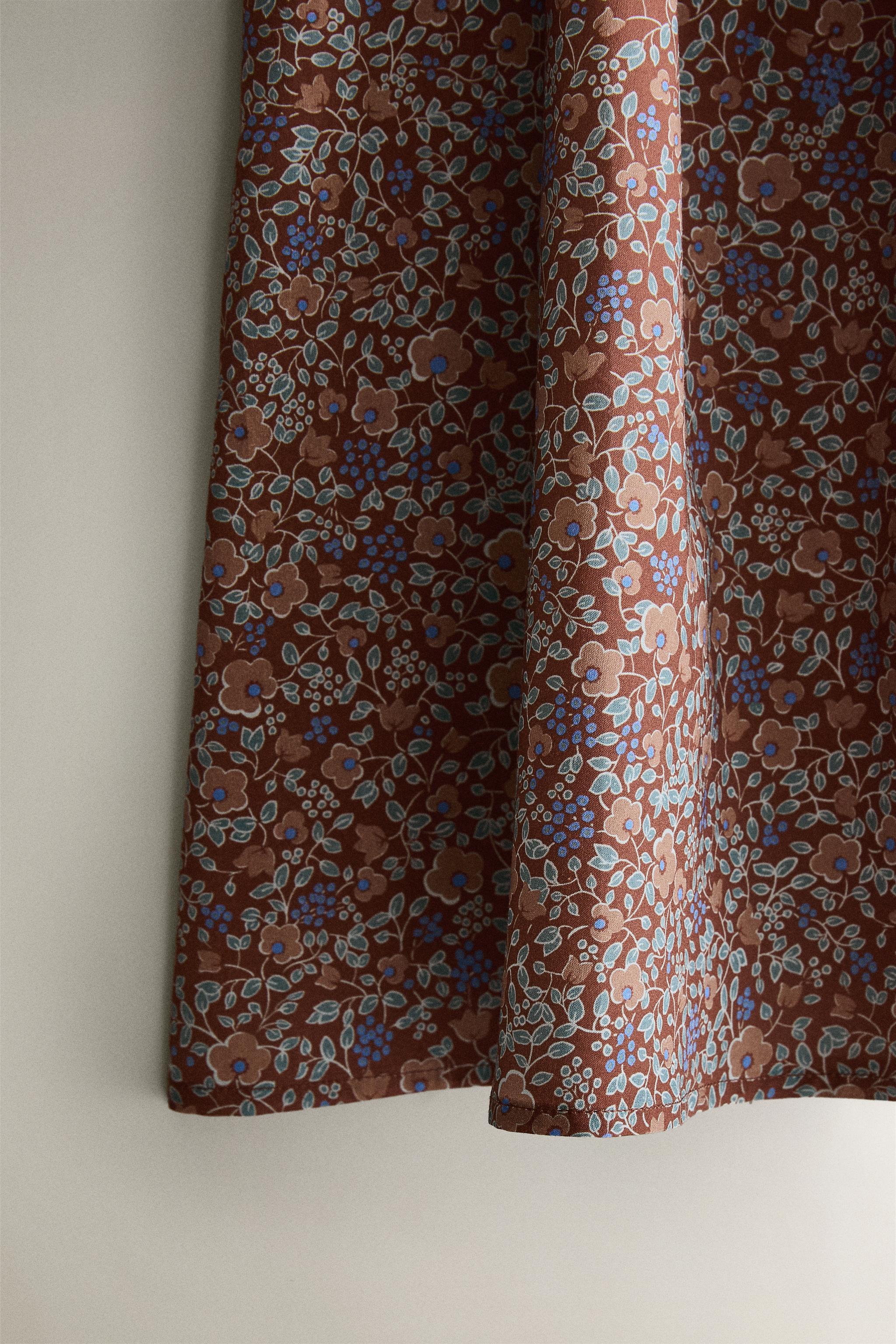 ROBE DE PLAGE ENFANT FLEURIE
