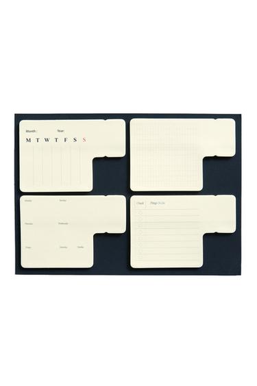 SET OF STICKY NOTES - متعدد الألوان الخاص بـ Zara