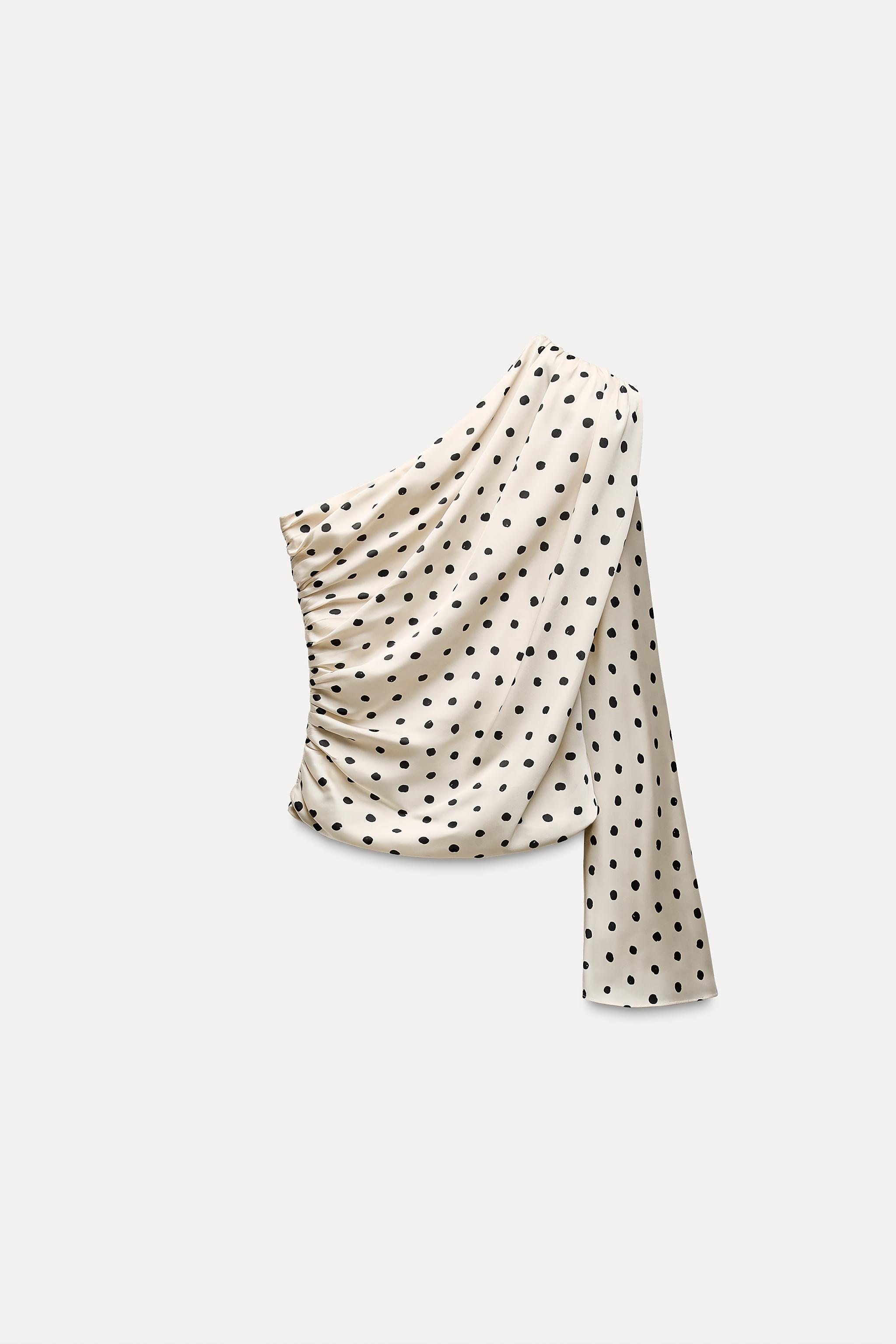 Polka dot scarf zara hotsell