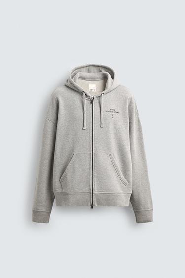 ΦΟΥΤΕΡ ΜΕ ΚΟΥΚΟΥΛΑ ΚΑΙ ΦΕΡΜΟΥΑΡ X SR_A - Γκρι σταχτί του Zara