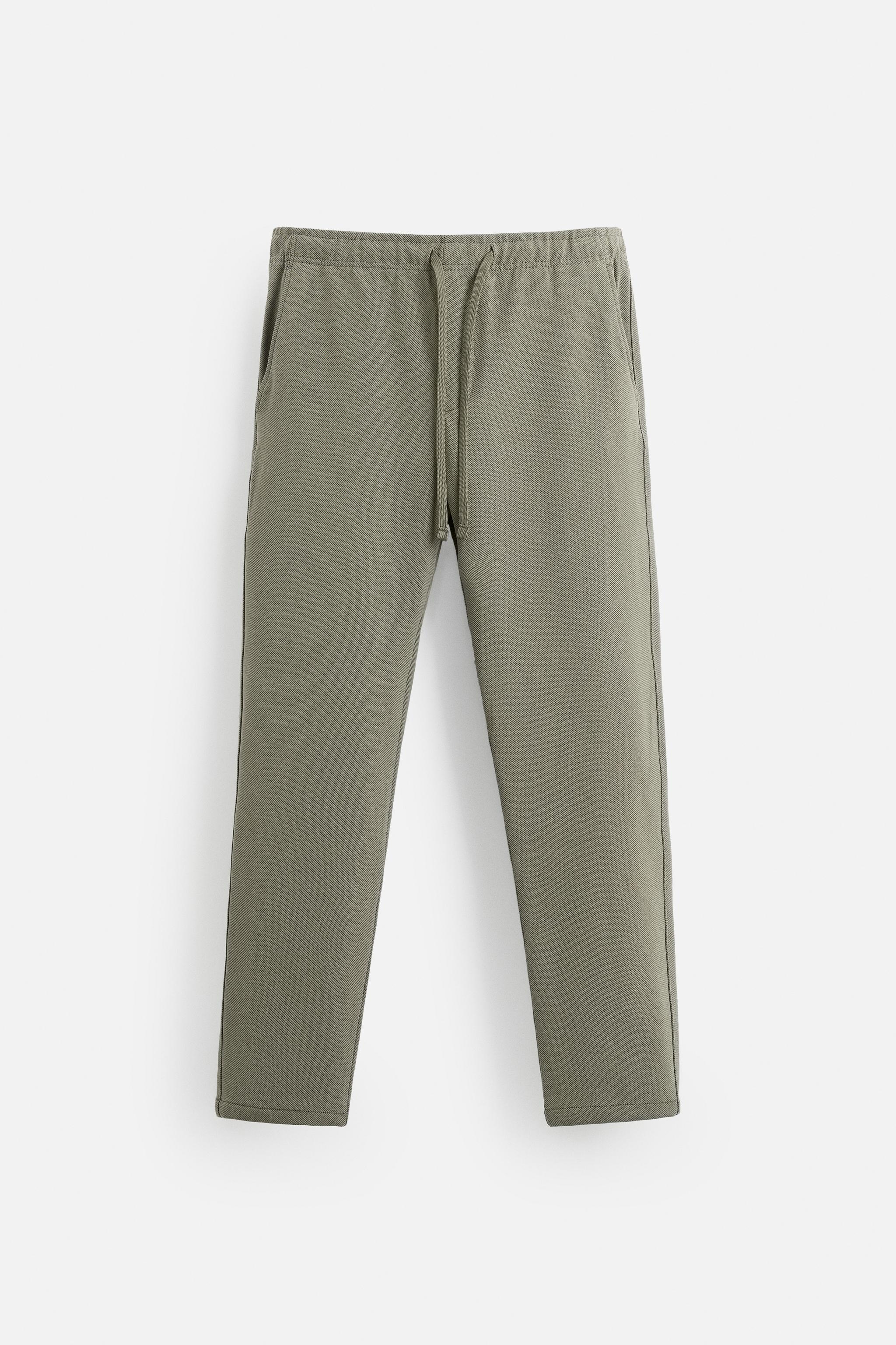 COMFORT FIT ジョガーウエストパンツ - ライトカーキ | ZARA