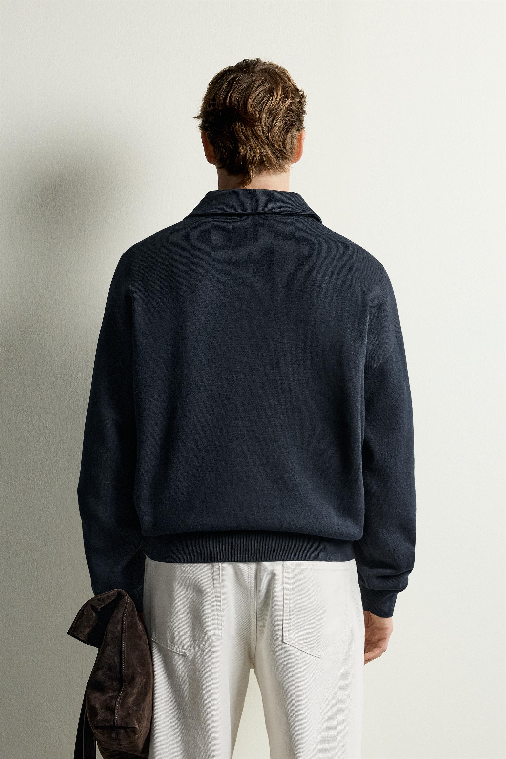 QUARTER-ZIP KNIT POLO
