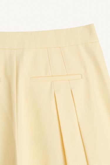 LIMITED EDITION DARTED TROUSERS - Yellow by Zara - Image 7