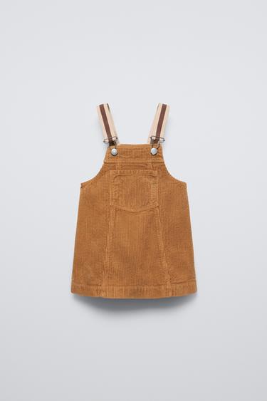 САРАФАН ИЗ ВЕЛЬВЕТА — ОХРА от Zara — изображение 0