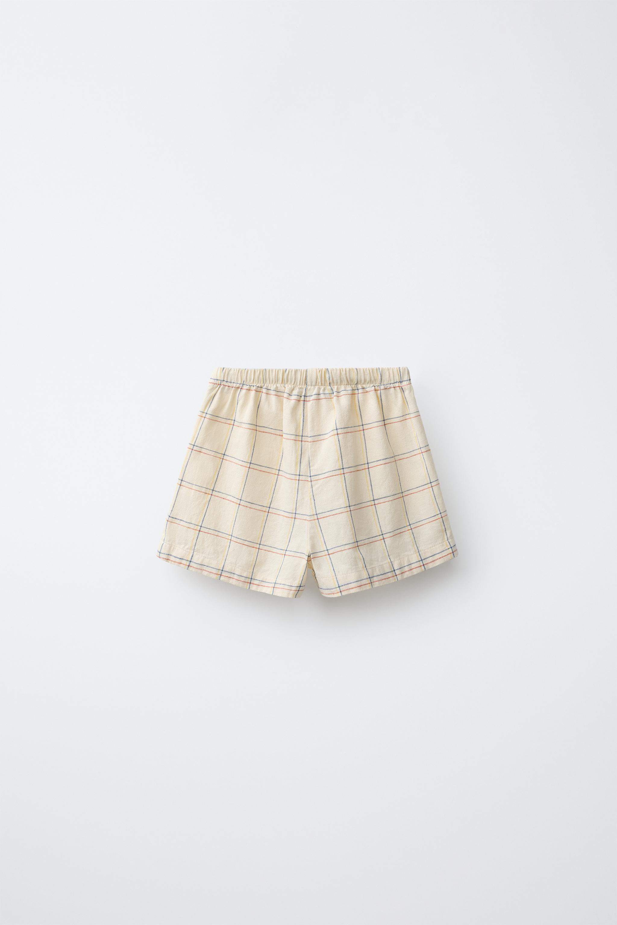 CHECK BERMUDA SHORTS — Butter