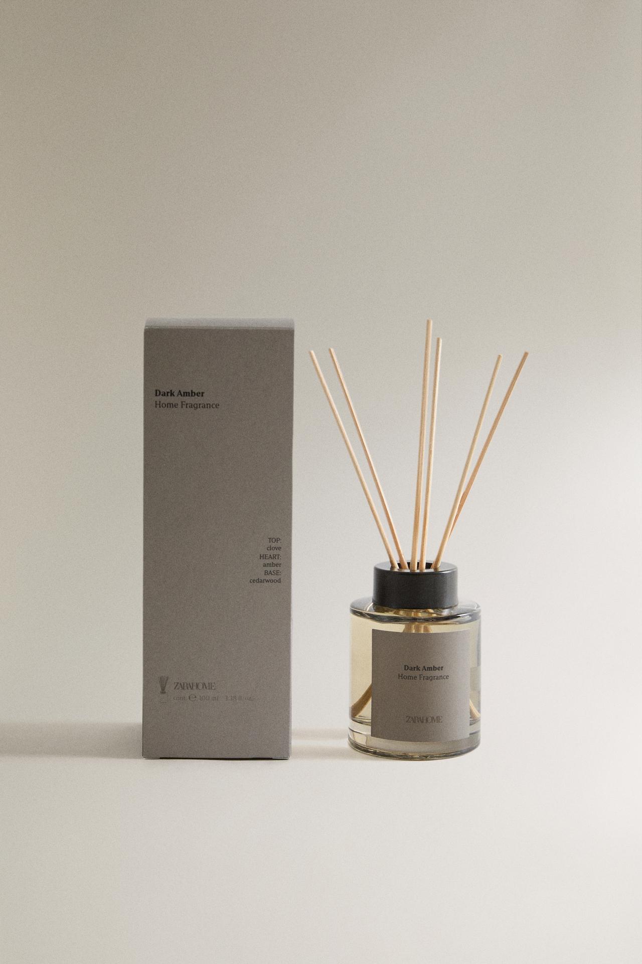 (100 ML) DARK AMBER REED DIFFUSERS — Brown / Taupe