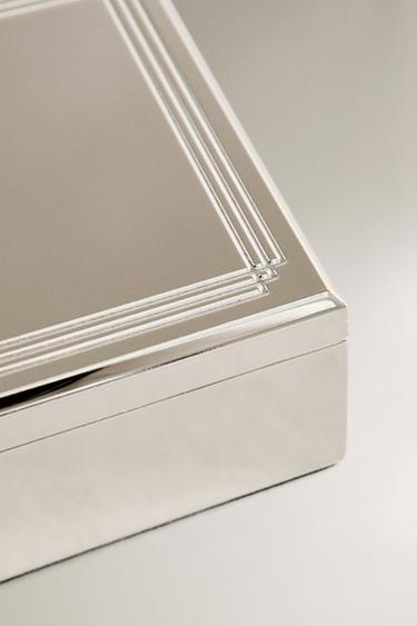 BOÎTE À BIJOUX MIROIR GRAND FORMAT - Argent de Zara - Image 4