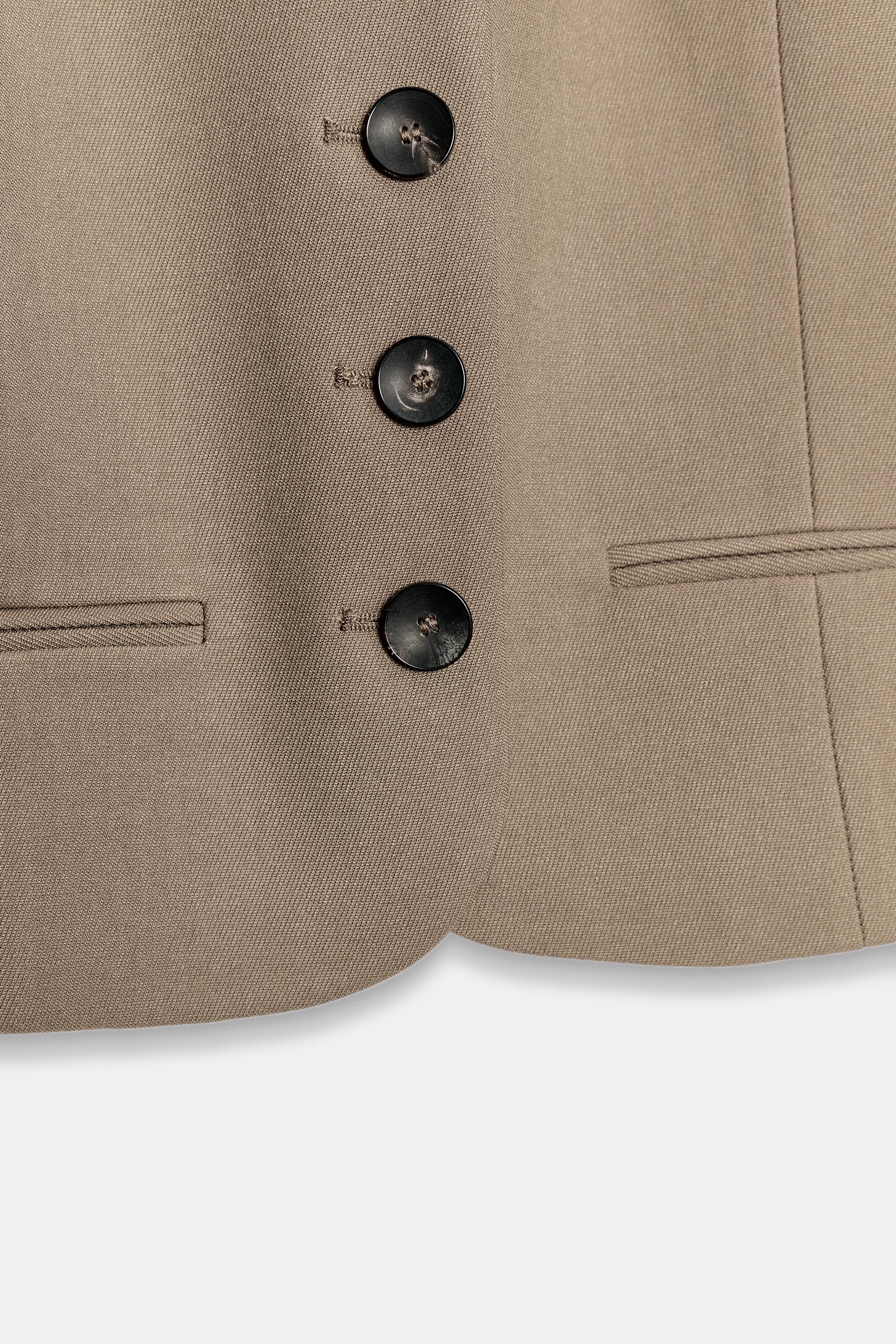 VESTE CINTRÉE À BOUTONS ZW COLLECTION