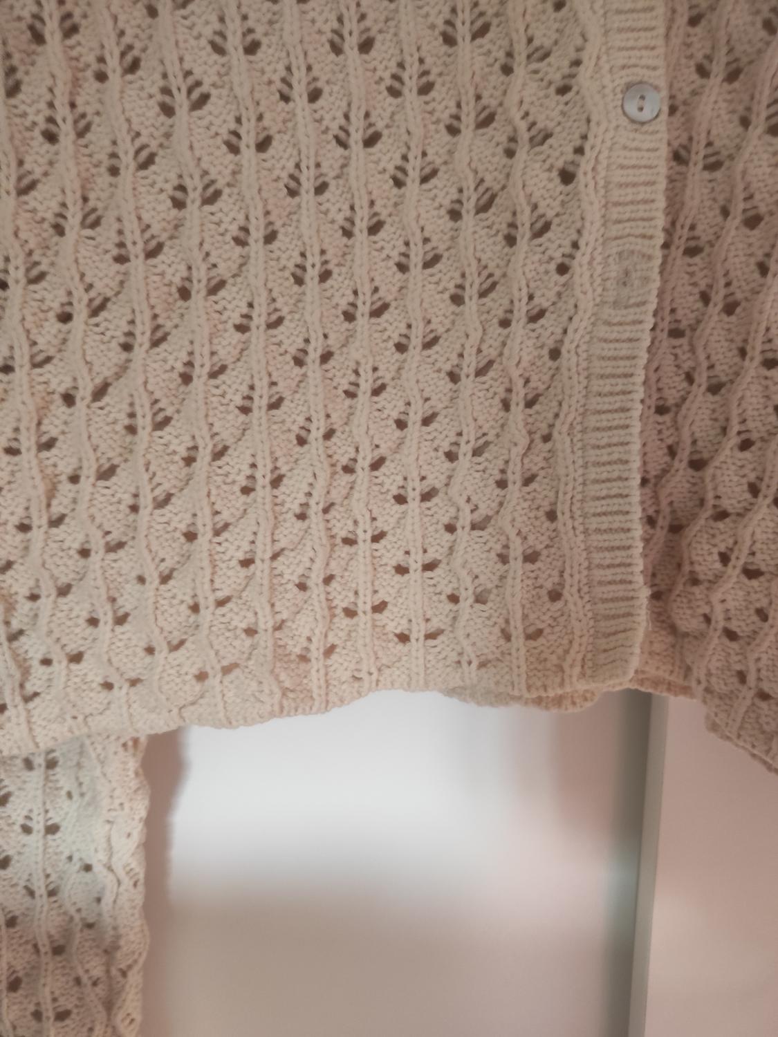 OPEN KNIT TEXTURED CARDIGAN - Image 4