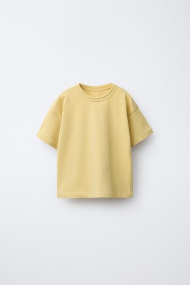 CAMISETA BÁSICA HEAVY WEIGHT - Amarillo de Zara
