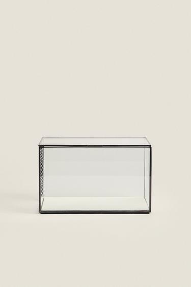 CAIXA PORTA-JOIAS COM PERFIL DE METAL PRETO - Preto da Zara