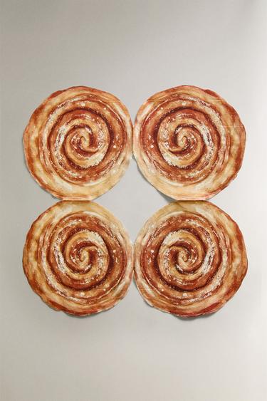 PACK OF PASTRY PAPER NAPKINS (PACK OF 20) - Brown by Zara - Image 1