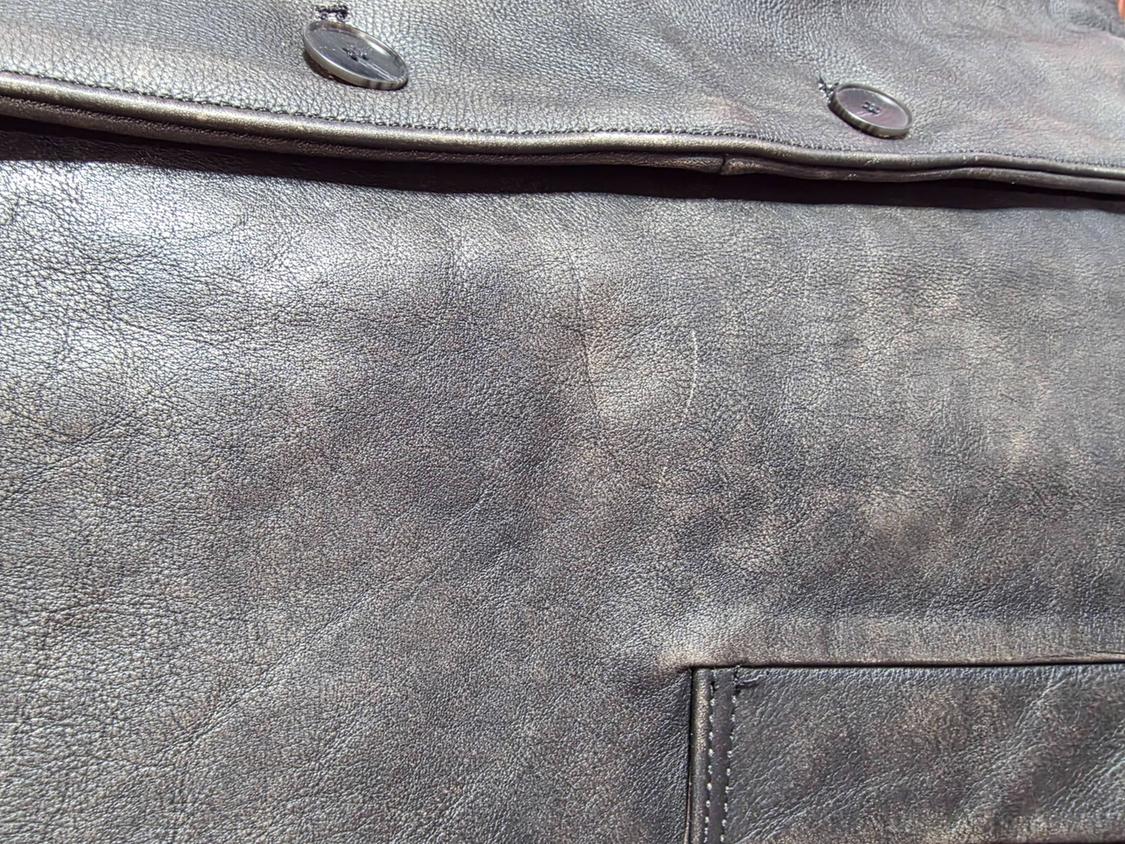 LIMITED EDITION VINTAGE EFFECT LEATHER JACKET - Image 3