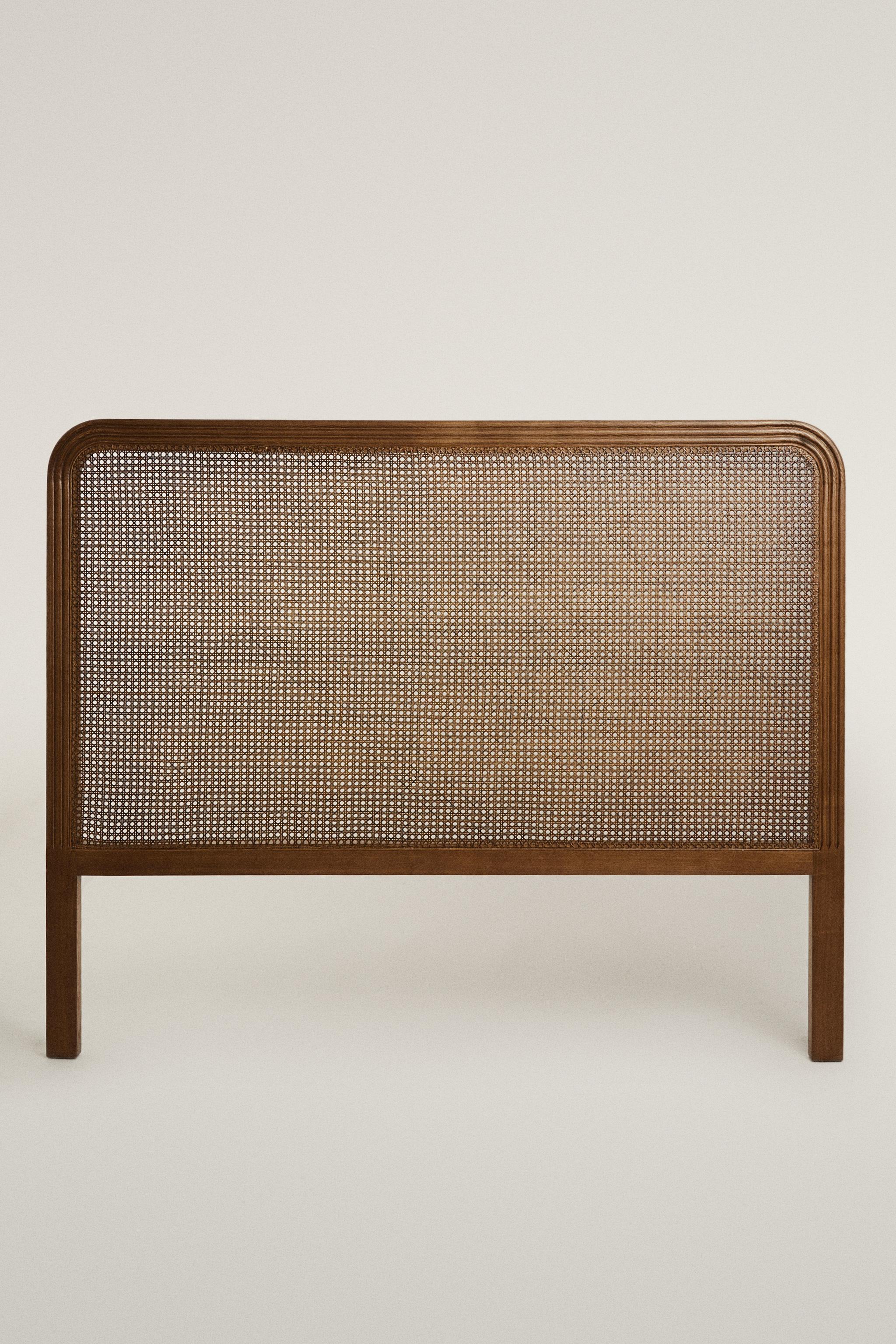 ASH AND RATTAN HEADBOARD