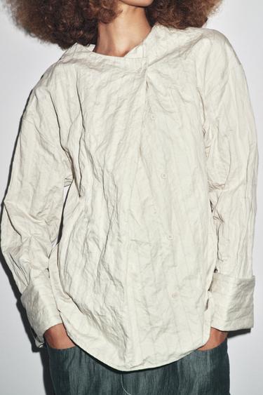 LIMITED EDITION STRIPED TOP - Beige by Zara - Image 5