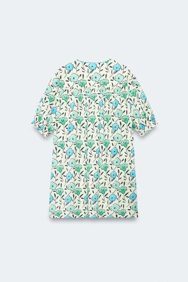 2-14 ANS/ ROBE CAFTAN IMPRIMÉ FLEURS LIMITED EDITION - Imprimée de Zara - Image 1