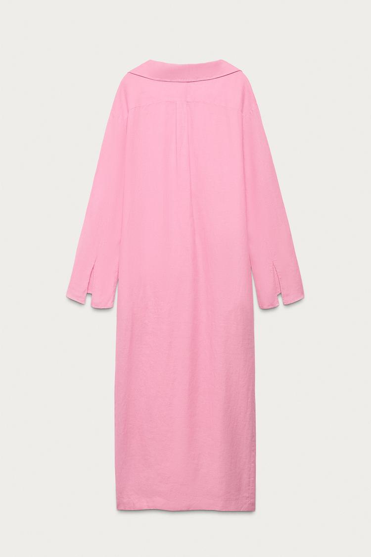 Vestido tipo túnica de lino 100% MARISA BERENSON X ZARA 3