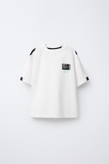 SPORTY GRAFFITI T-SHIRT - White by Zara