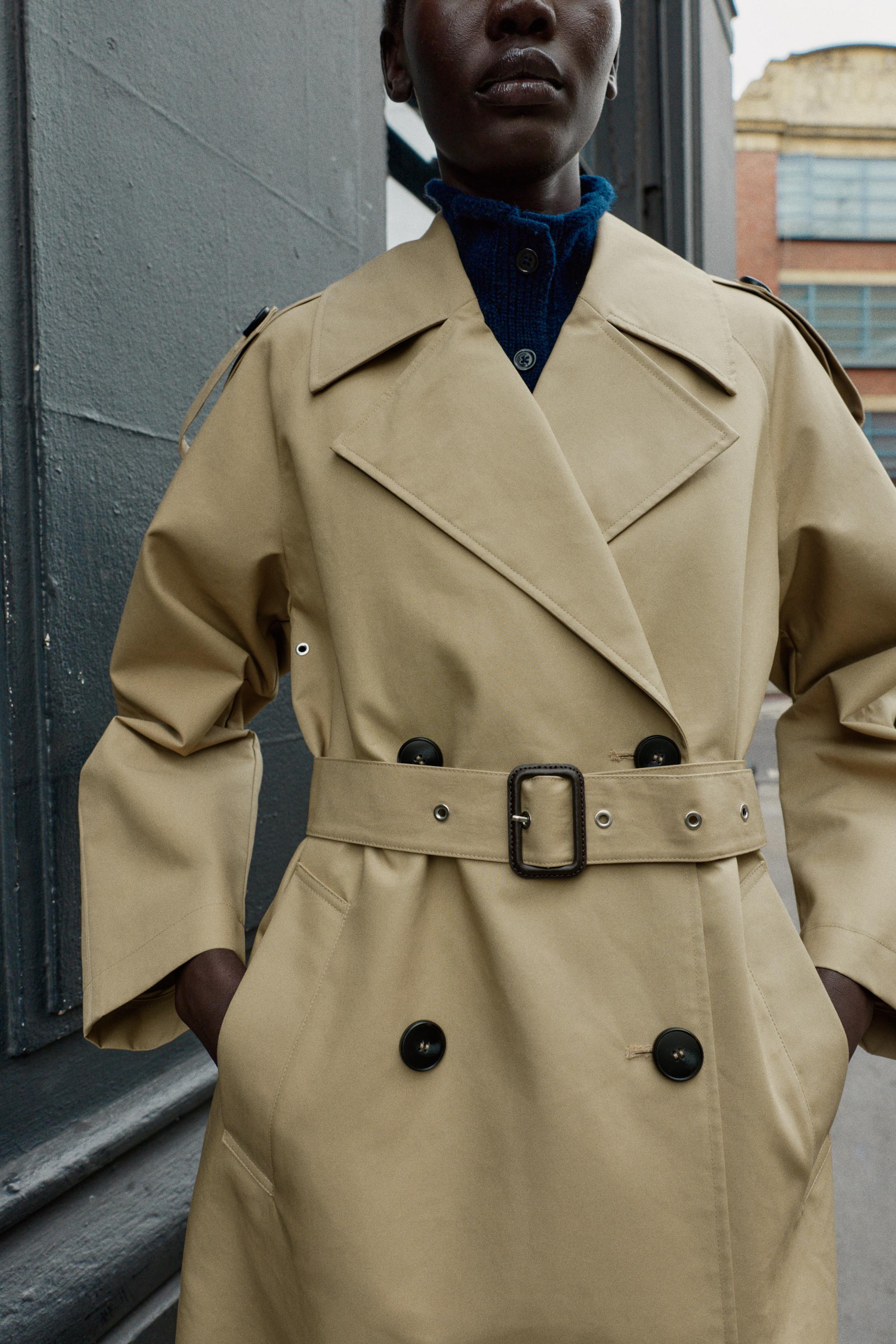 BELTED TOPCOAT - Beige | ZARA United States
