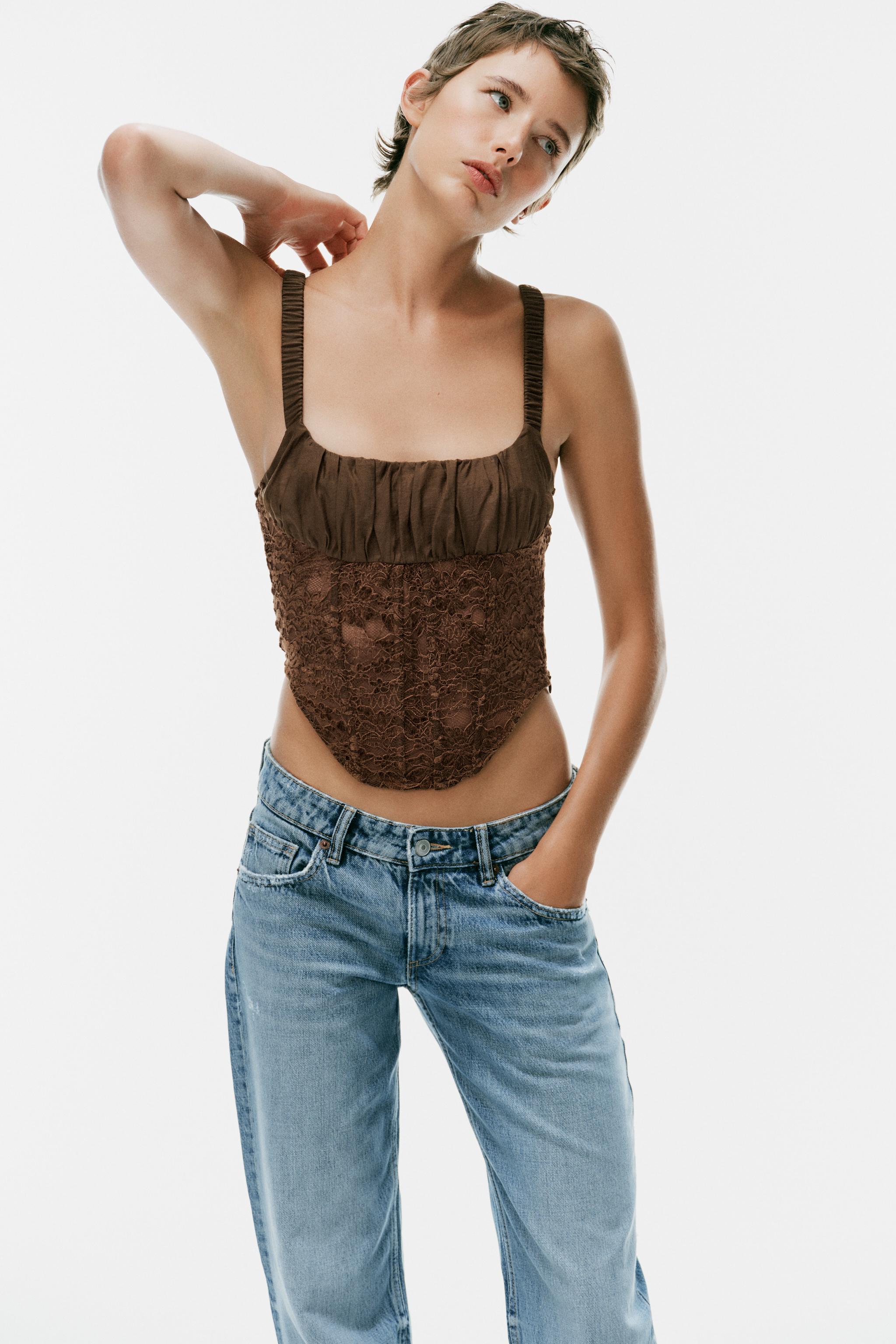 TOP STYLE CORSET EN DENTELLE