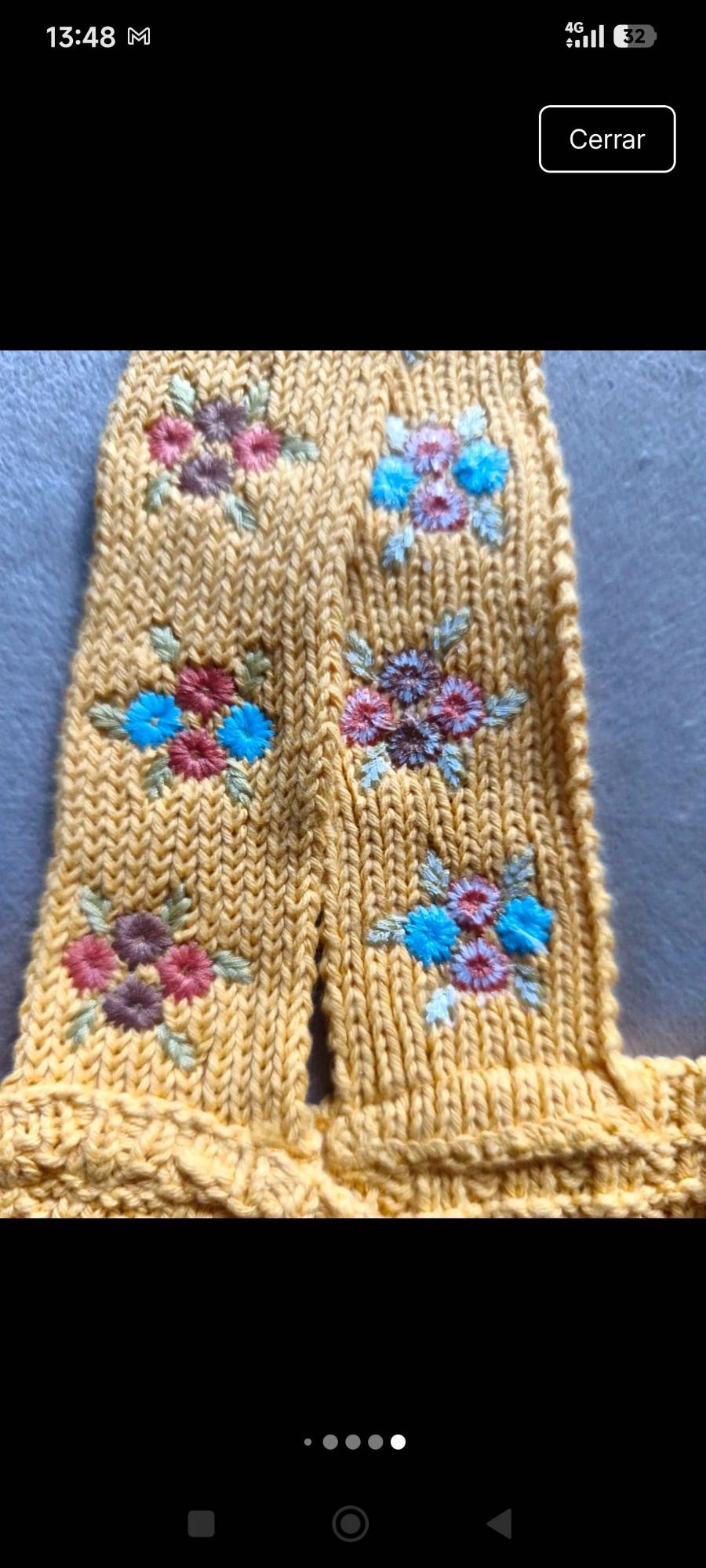 KNIT TOP WITH FLORAL EMBROIDERY - Image 6