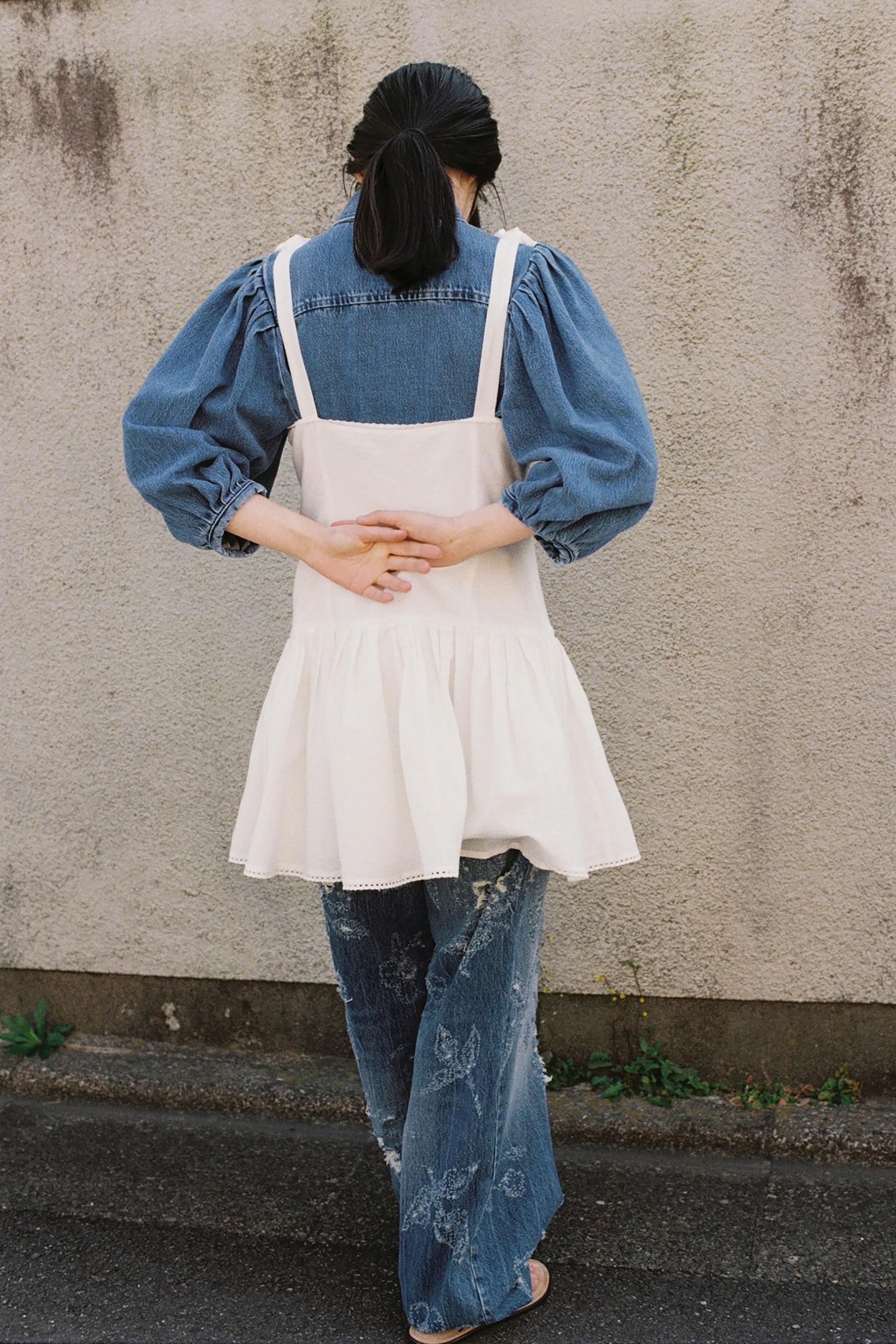 ZARA ピンタックプリーツ ショート丈ワンピース 0881/385 ZARA】ピンタックプリーツ ショート丈ワンピース 0881/385/251