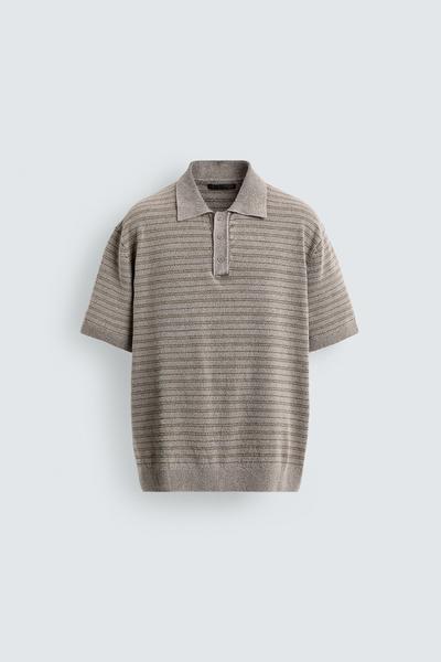 POLO EN POINT STRUCTURÉ BOUCLÉ