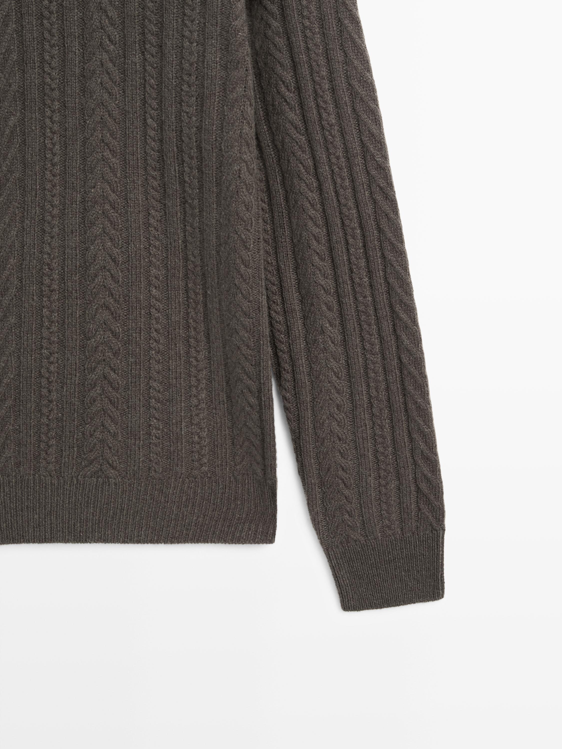Pull en maille texturée