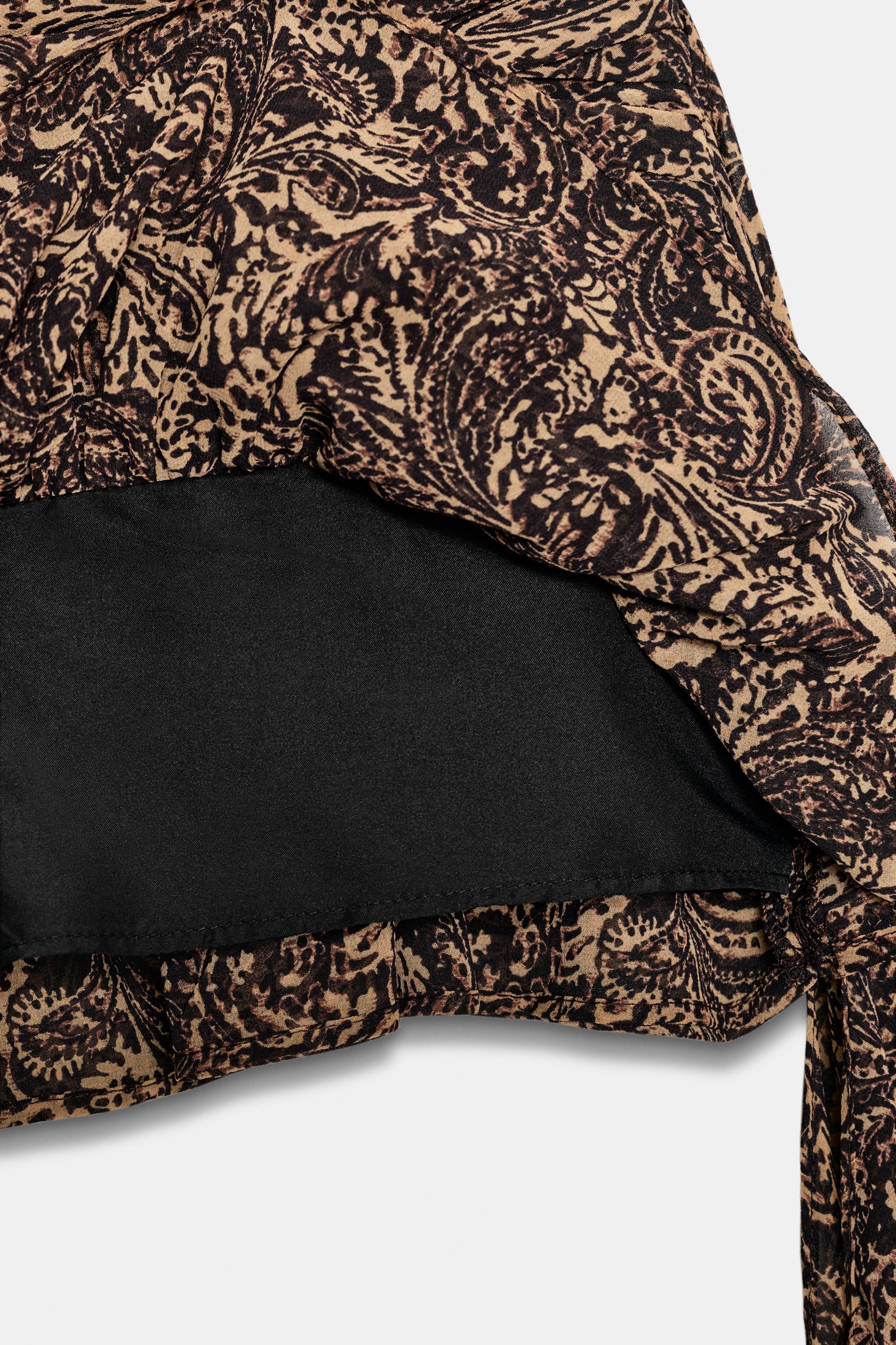 JUPE-CULOTTE PLIS VOLANTS