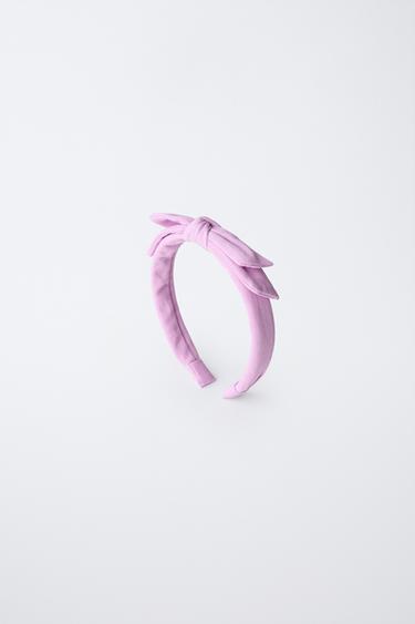 SERRE-TÊTE UNI AVEC NŒUD - Lilas de Zara
