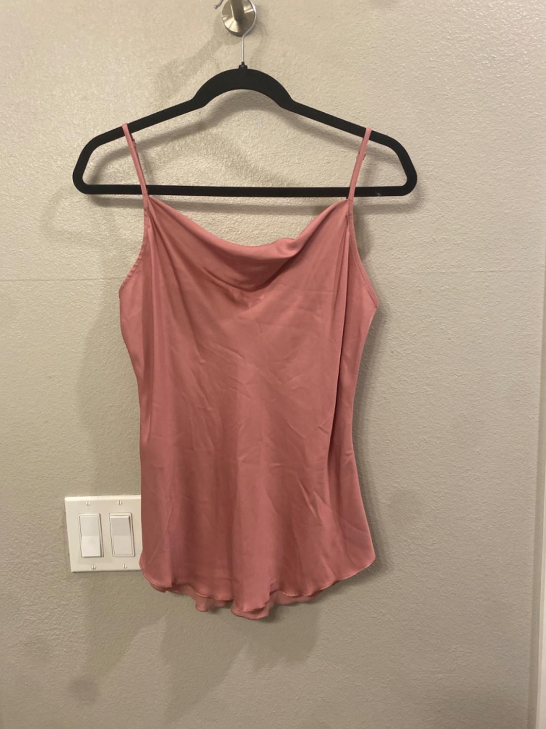 SATIN EFFECT TANK TOP