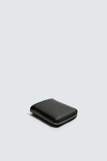PLAIN CARD HOLDER - Black by Zara - Image 1