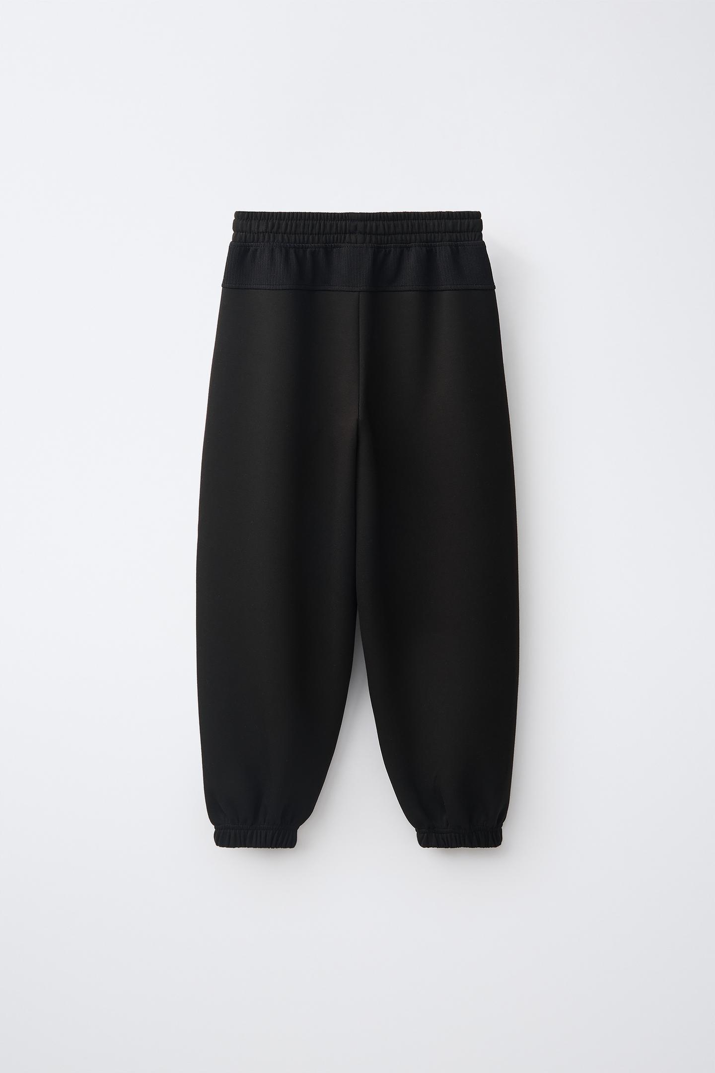 Детские брюки Zara Sporty Jogger, цвет: Чёрный — фото 2