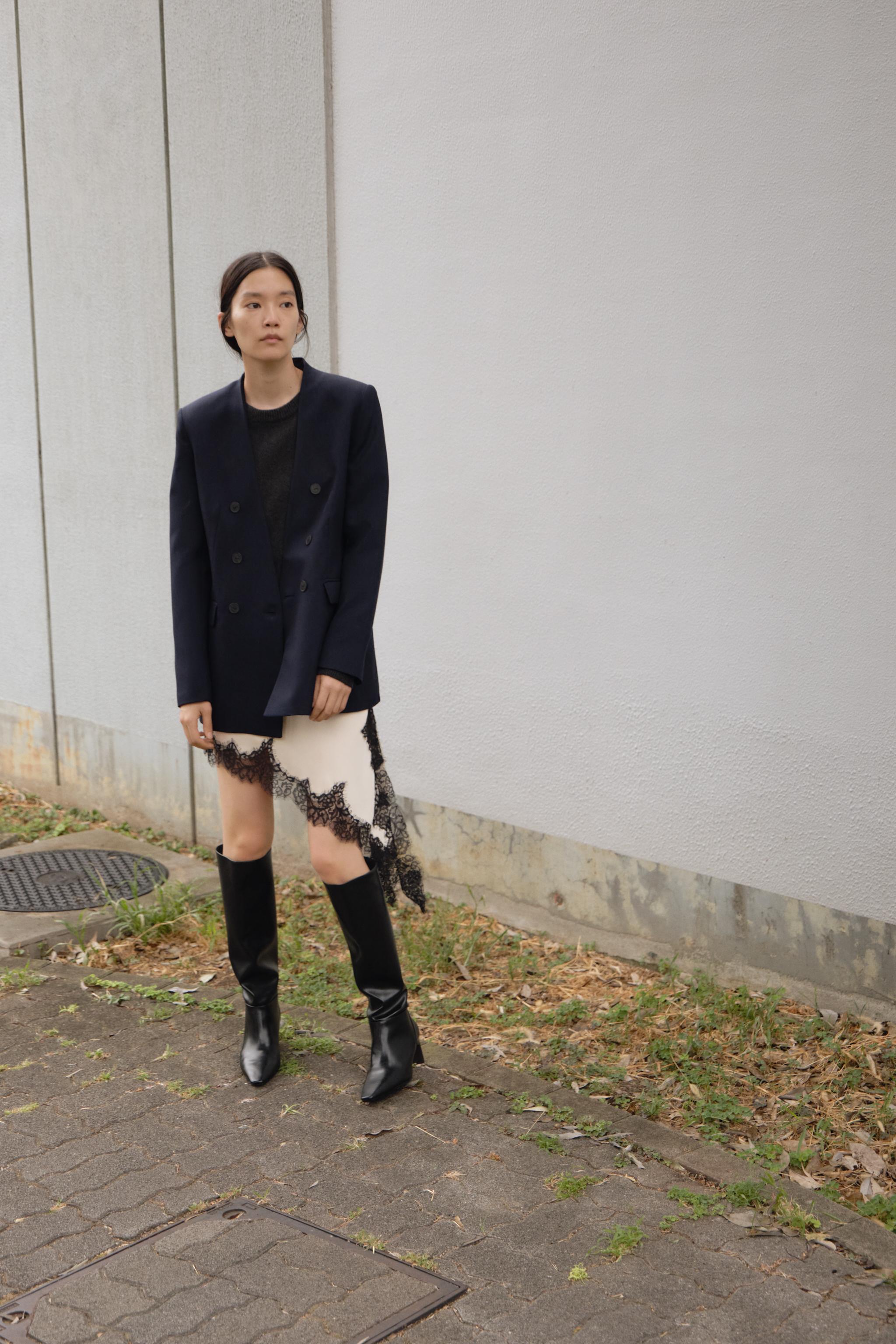 ZARA キトゥンヒールブーツ　　40 26.0㎝ ZARA キトゥンヒールブーツ - メルカリ