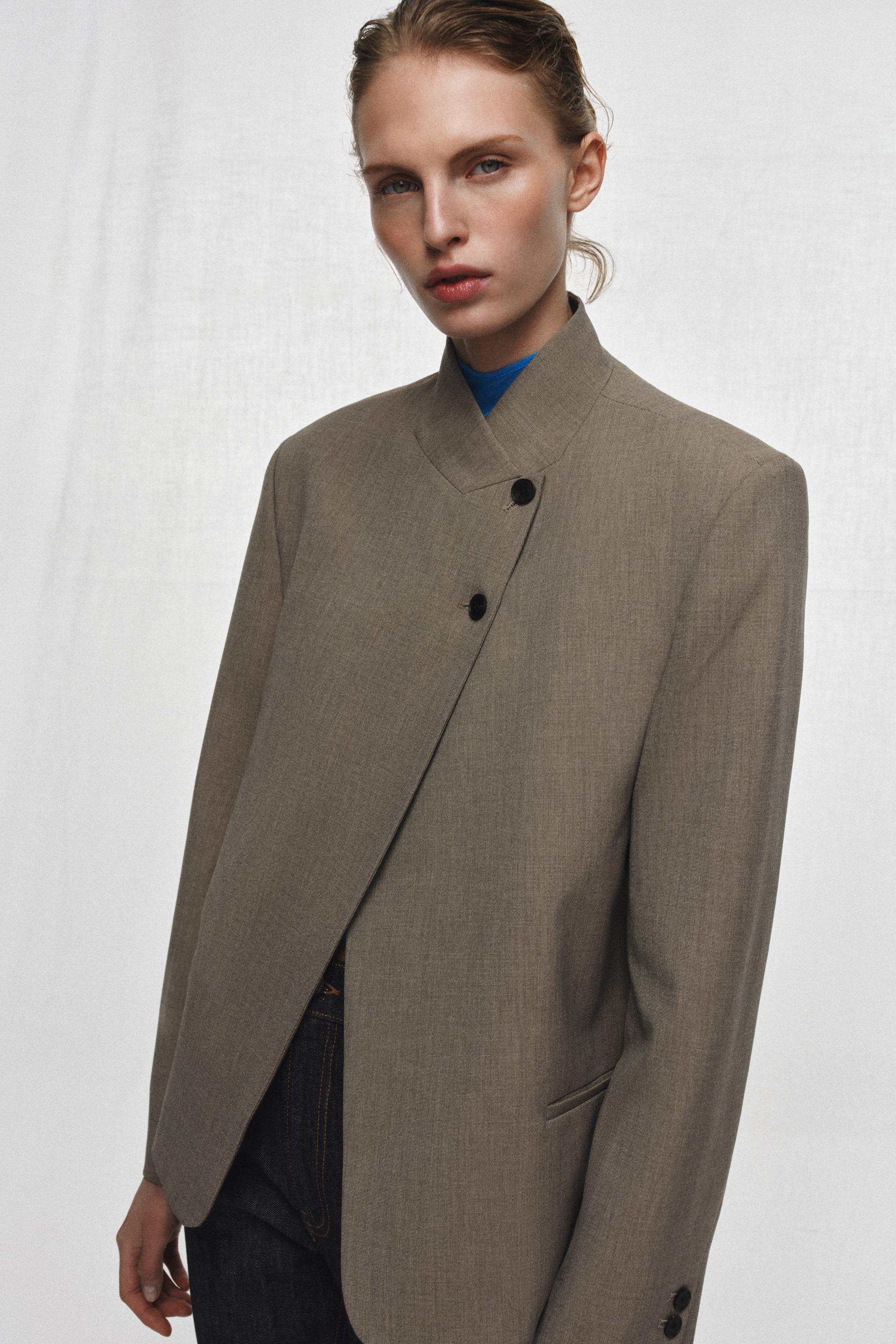 HIGH COLLAR BLAZER ZW COLLECTION
