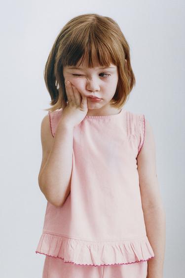 TOP POPELÍN - Rosa de Zara